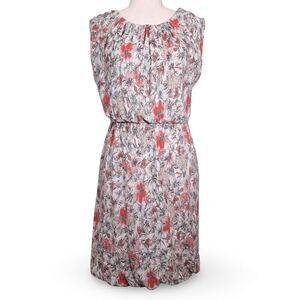 Candie's Sleeveless Floral Dress Size Small w/ Belt Loop Pink Pastels & Black